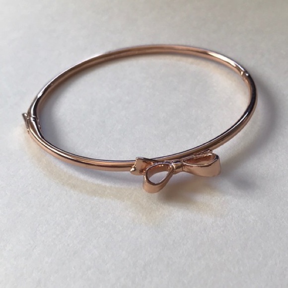 Kate Spade bow rose gold bracelet - Picture 3 of 6